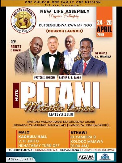 Kirchengründung, Malawi — 24.–26. April 2026