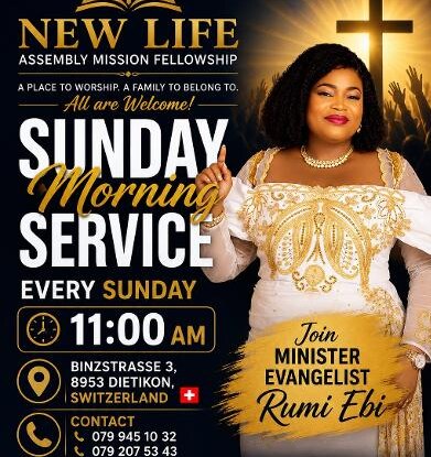 Sonntäglicher Gottesdienst — Minister Evangelist Rumi Ebi